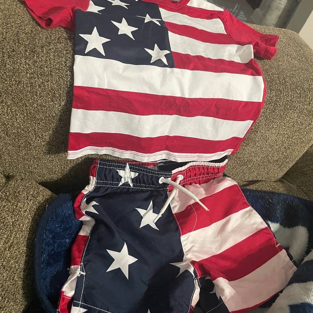 The Children’s Place shirt and shorts outfit